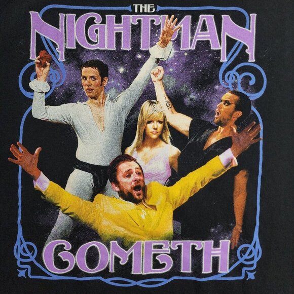 Always Sunny In Philadelphia Nightman Cometh Graphic Tee Black XL - Picture 1 of 6